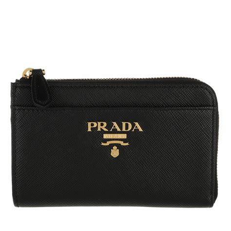 prada mini wallet keychain|Prada saffiano keychain.